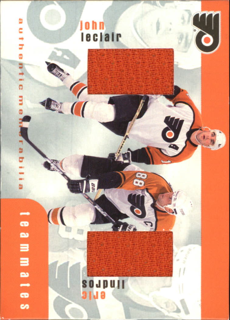 1999-00 BAP Update Teammates Jerseys #TM49 Eric Lindros/John LeClair
