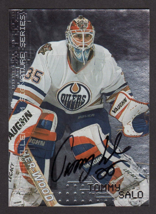 1999-00 BAP Millennium Autographs #103 Tommy Salo