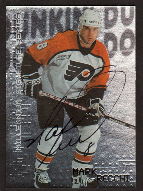 1999-00 BAP Millennium Autographs #182 Mark Recchi