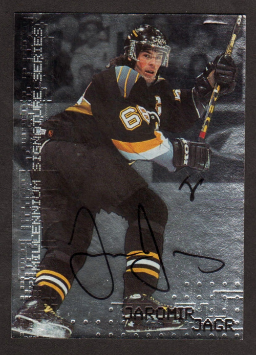 1999-00 BAP Millennium Autographs #194 Jaromir Jagr SP