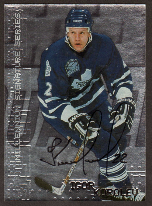 1999-00 BAP Millennium Autographs #231 Igor Korolev