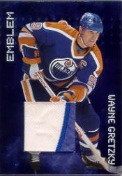 1999-00 BAP Millennium Jersey Emblems #E9 Wayne Gretzky
