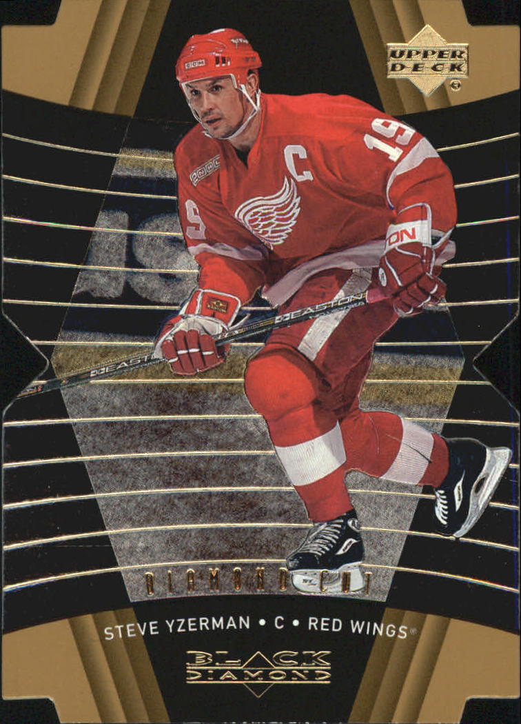 1999-00 Black Diamond Diamond Cut #36 Steve Yzerman