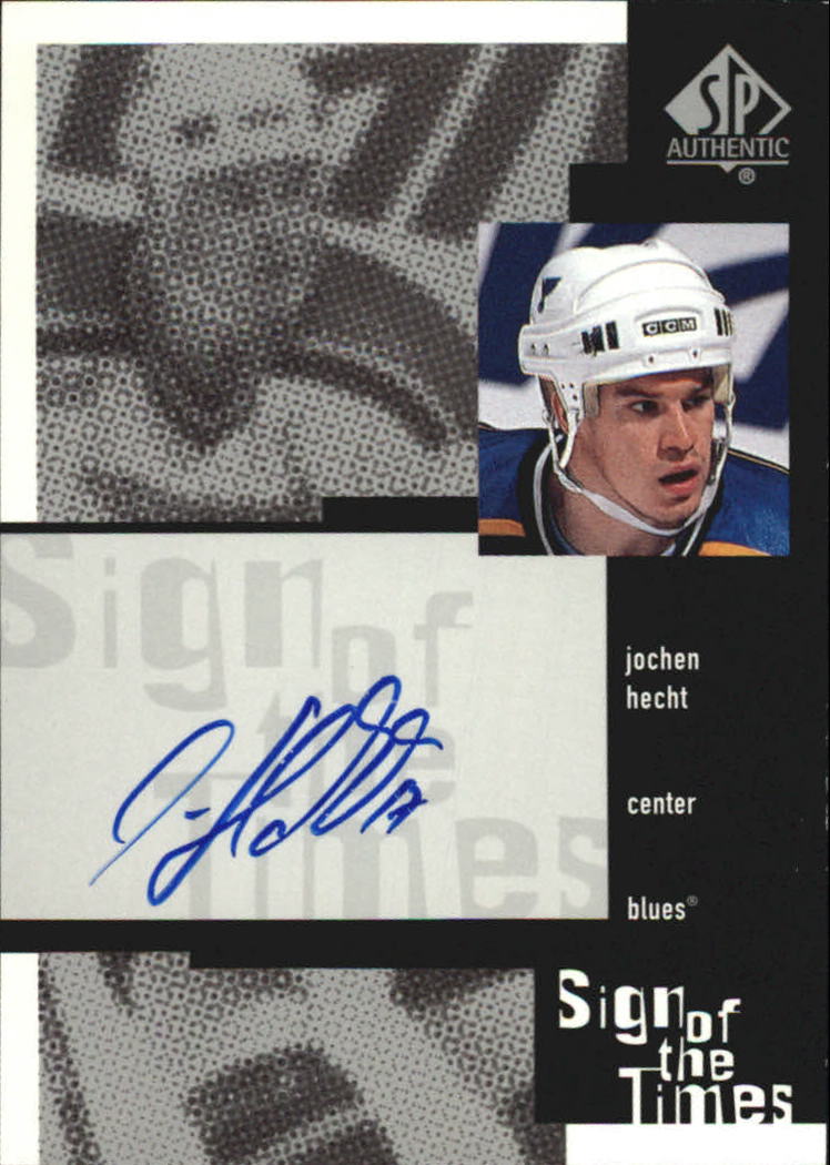 1999-00 SP Authentic Sign of the Times #JH Jochen Hecht