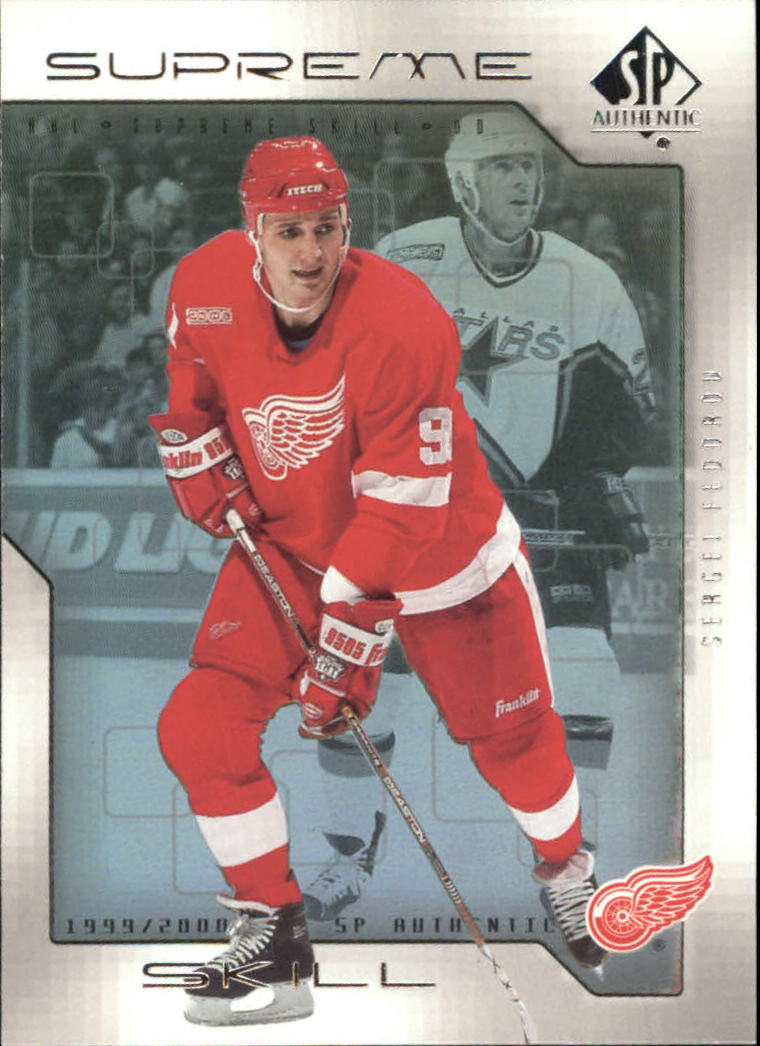 1999-00 SP Authentic Supreme Skill #SS5 Sergei Fedorov