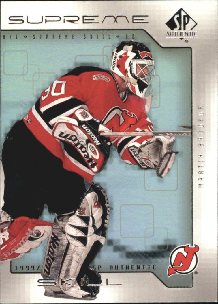 1999-00 SP Authentic Supreme Skill #SS7 Martin Brodeur