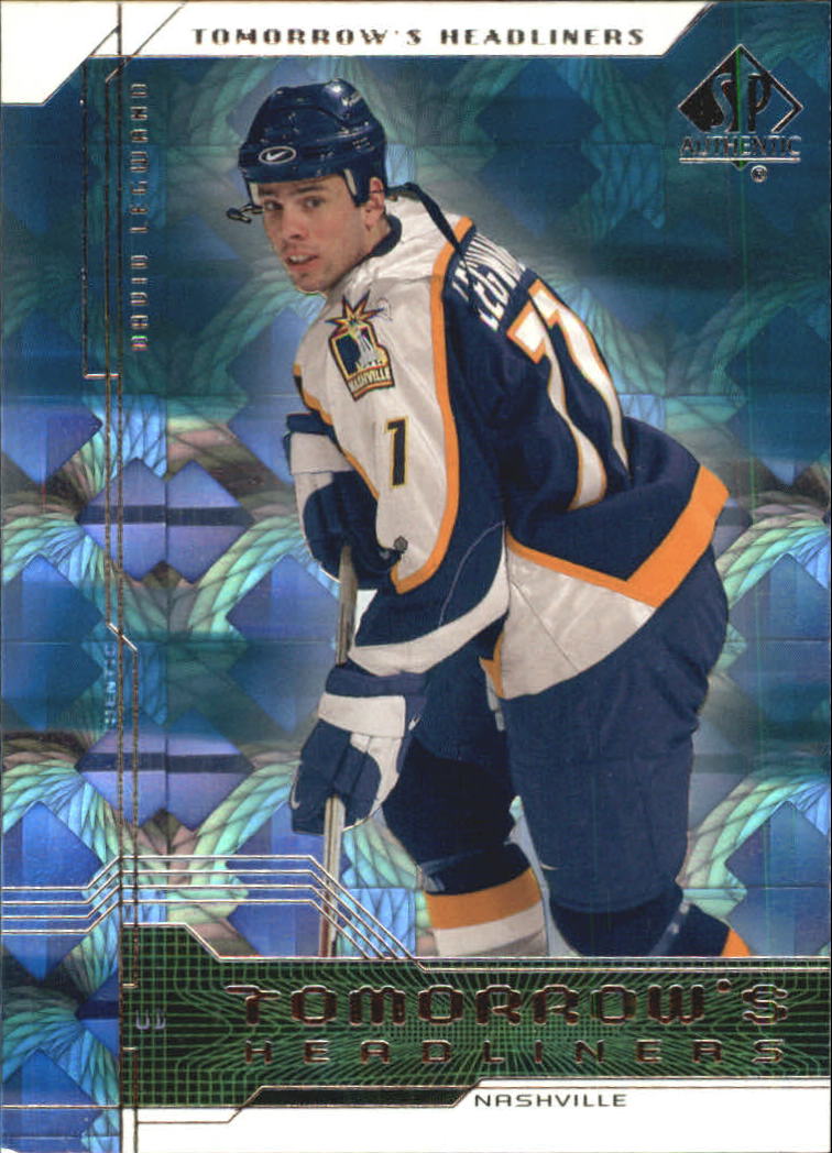 1999-00 SP Authentic Tomorrow's Headliners #TH5 David Legwand
