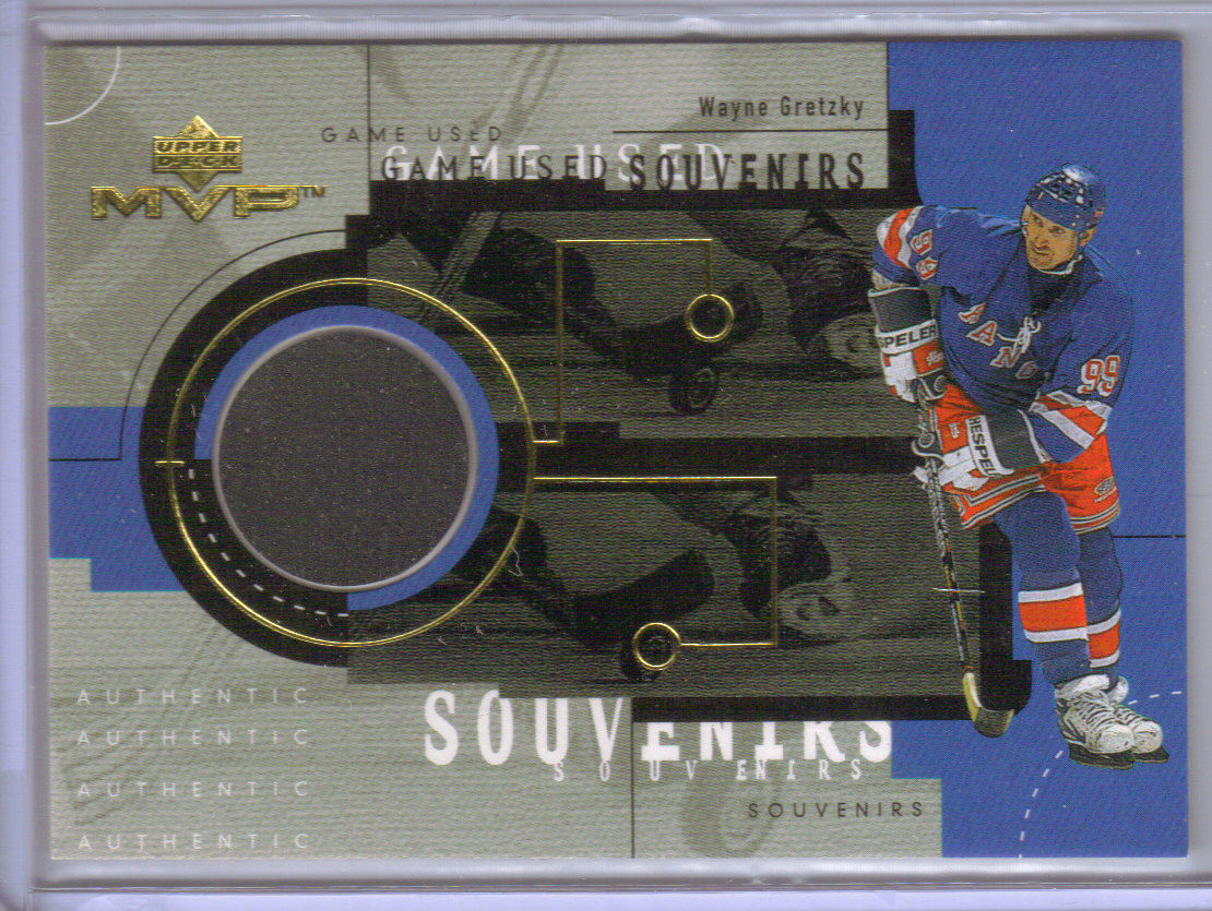 1999-00 Upper Deck MVP Game-Used Souvenirs #GU6 Wayne Gretzky P