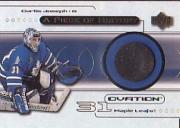 1999-00 Upper Deck Ovation A Piece Of History #CJ Curtis Joseph