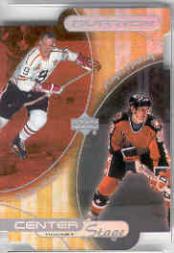 1999-00 Upper Deck Ovation Center Stage #CS21 W.Gretzky/G.Howe