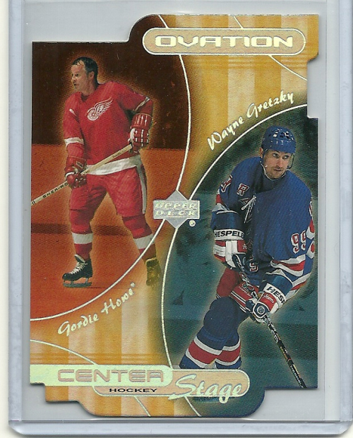 1999-00 Upper Deck Ovation Center Stage #CS30 W.Gretzky/G.Howe