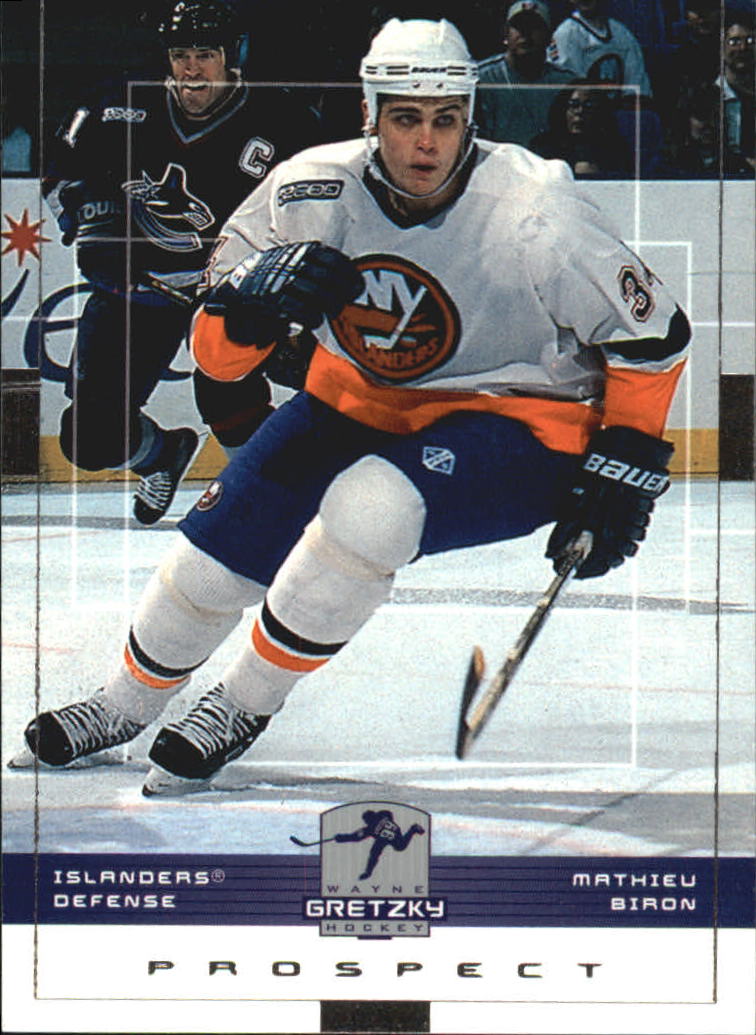 1999-00 Wayne Gretzky Hockey #105 Mathieu Biron