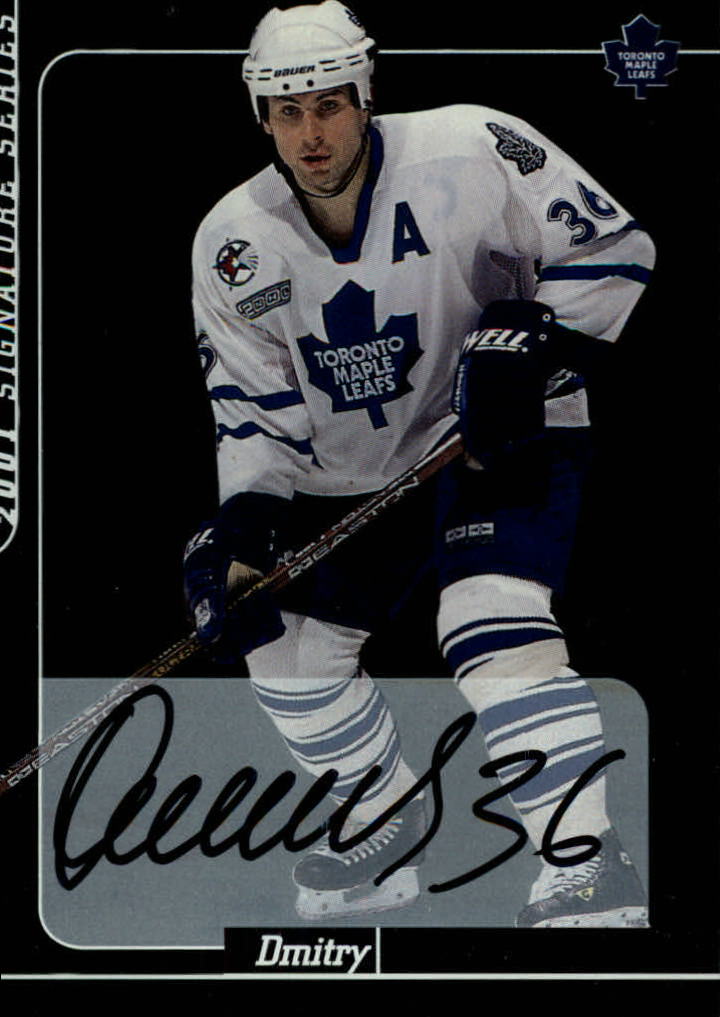 2000-01 BAP Signature Series Autographs #157 Dimitri Yushkevich
