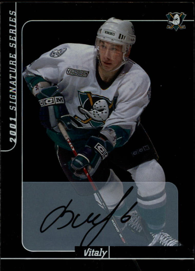 2000-01 BAP Signature Series Autographs #161 Vitali Vishnevsky