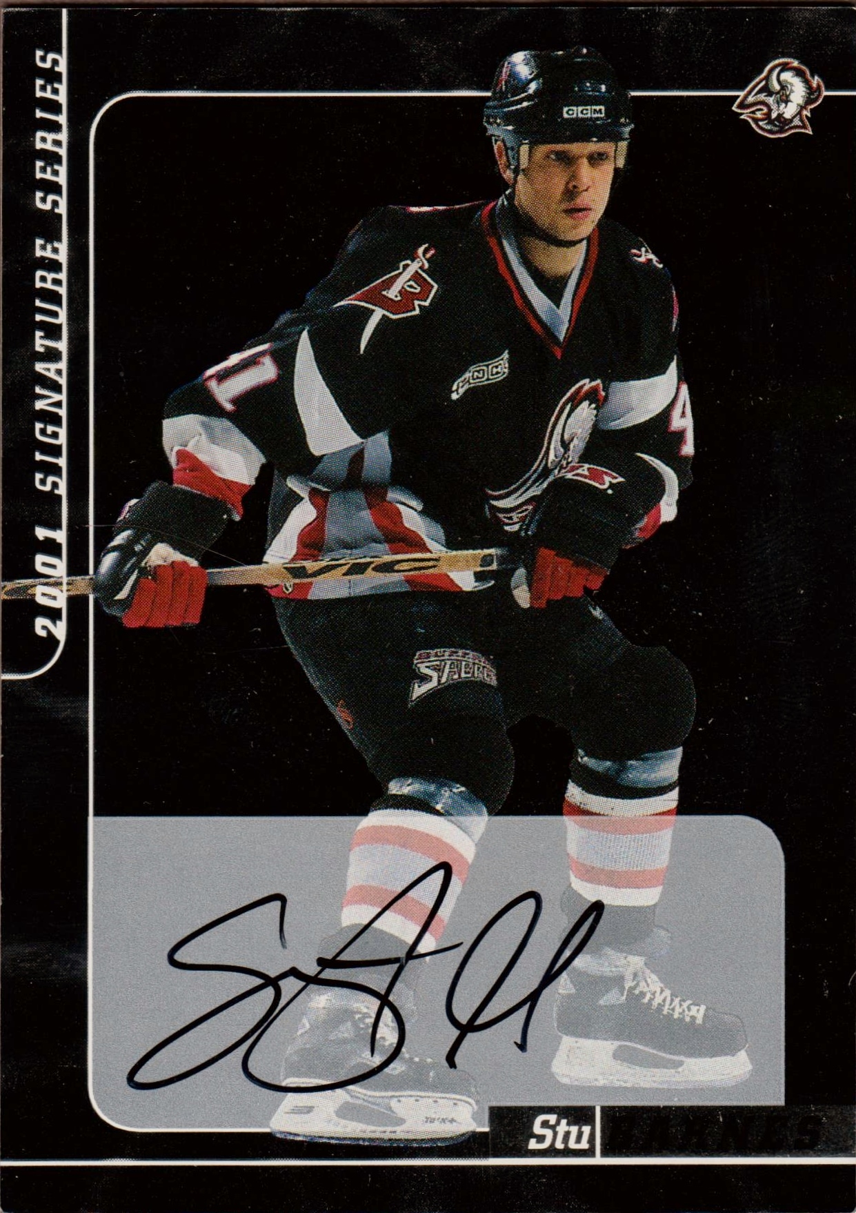 2000-01 BAP Signature Series Autographs #182 Stu Barnes