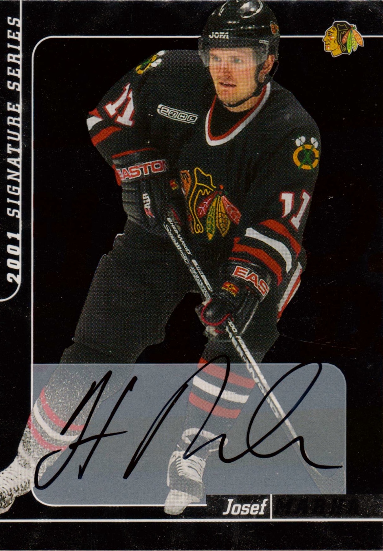 2000-01 BAP Signature Series Autographs #194 Josef Marha