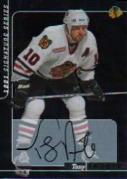 2000-01 BAP Signature Series Autographs #198 Tony Amonte SP