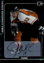 2000-01 BAP Signature Series Autographs #222 Justin Williams