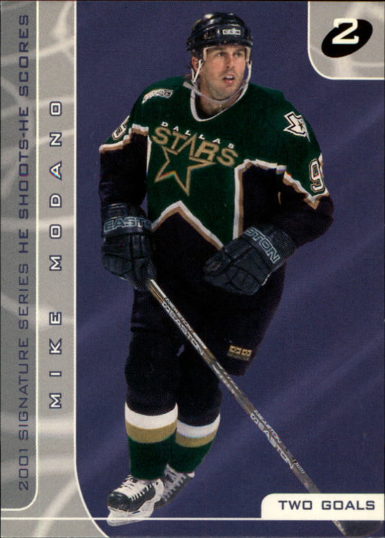 2000-01 BAP Signature Series He Shoots He Scores Points #13 M.Modano 2pts.