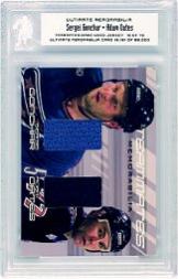 2000-01 BAP Ultimate Memorabilia Teammates #TM11 Sergei Gonchar/Adam Oates