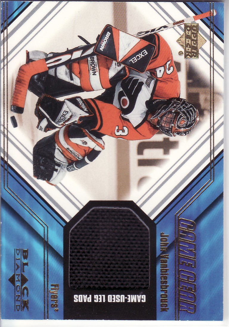 2000-01 Black Diamond Game Gear #LJV J.Vanbiesbrouck Pad