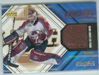 2000-01 Black Diamond Game Gear #LDE Marc Denis Pad Upd