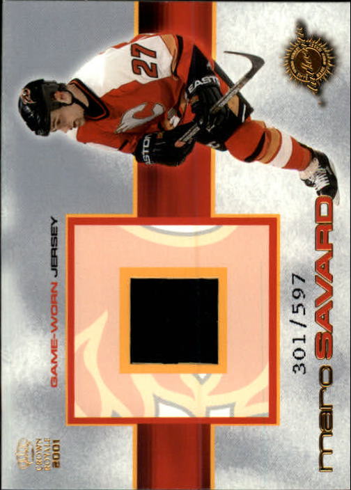 2000-01 Crown Royale Game-Worn Jerseys #5 Marc Savard/597