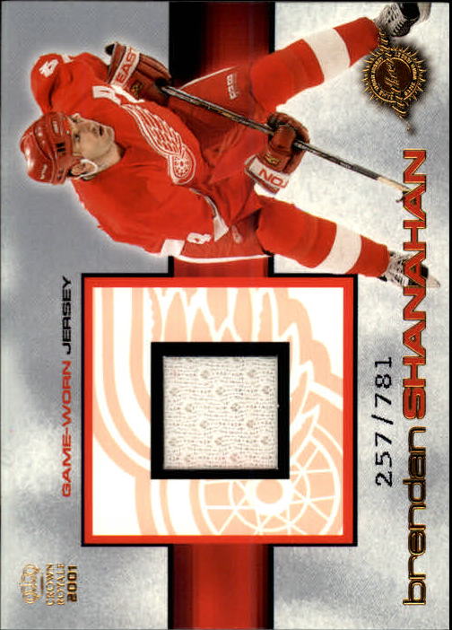 2000-01 Crown Royale Game-Worn Jerseys #15 Brendan Shanahan/781