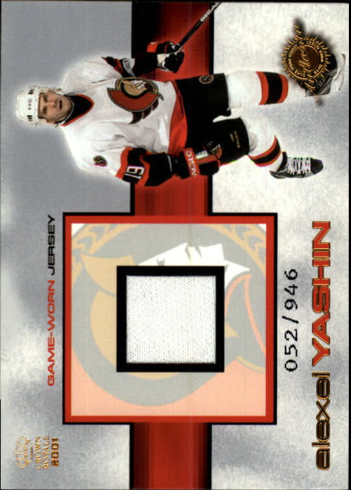 2000-01 Crown Royale Game-Worn Jerseys #18 Alexei Yashin/946