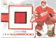 2000-01 Crown Royale Game-Worn Jersey Patches #14 Chris Osgood/143