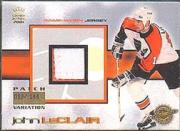 2000-01 Crown Royale Game-Worn Jersey Patches #20 John LeClair/144