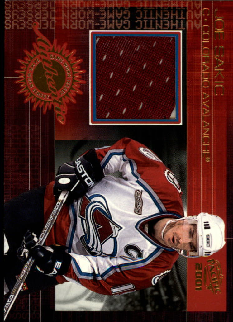 2000-01 Pacific Jerseys #4 Joe Sakic