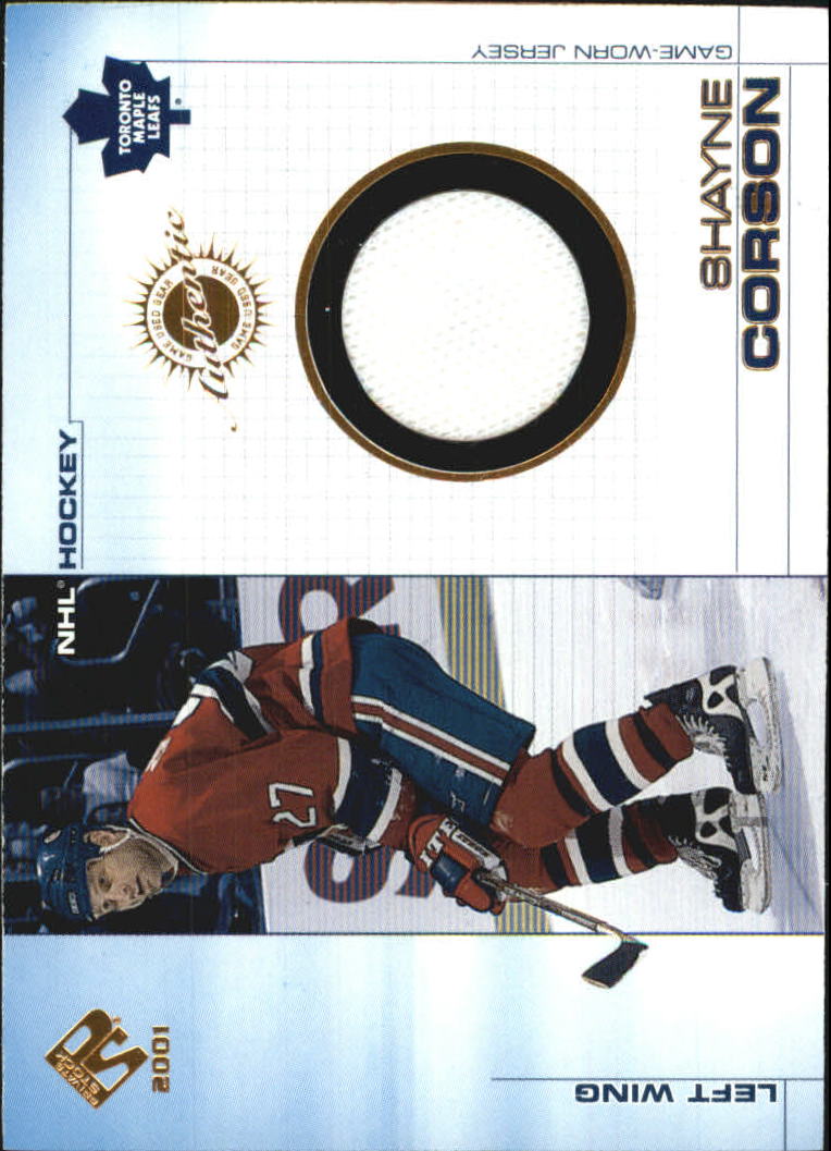 2000-01 Private Stock Game Gear #95 Shayne Corson J