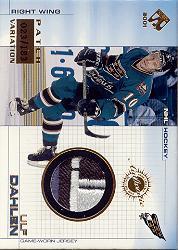 2000-01 Private Stock Game Gear Patches #103 Ulf Dahlen/183