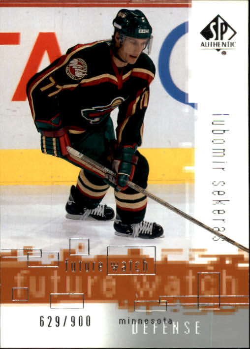 2000-01 SP Authentic #147 Lubomir Sekeras RC