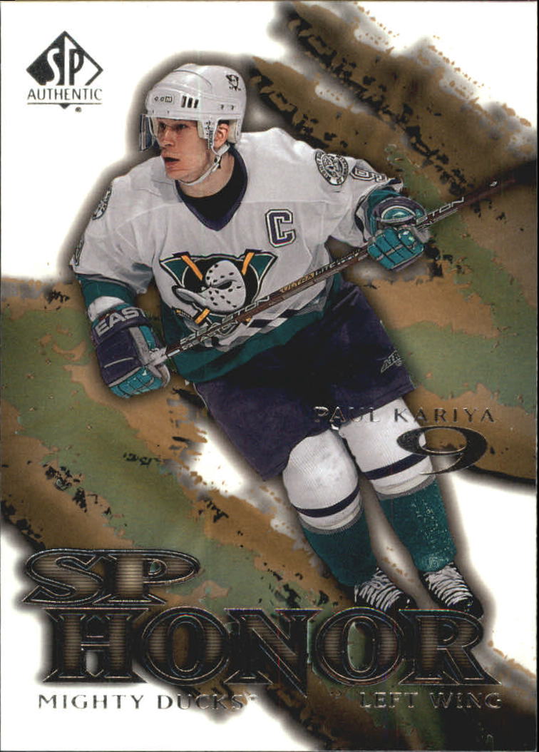 2000-01 SP Authentic Honor #SP1 Paul Kariya