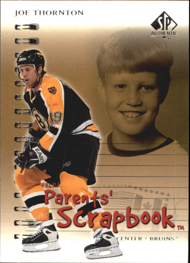 2000-01 SP Authentic Parents' Scrapbook #PS2 Joe Thornton