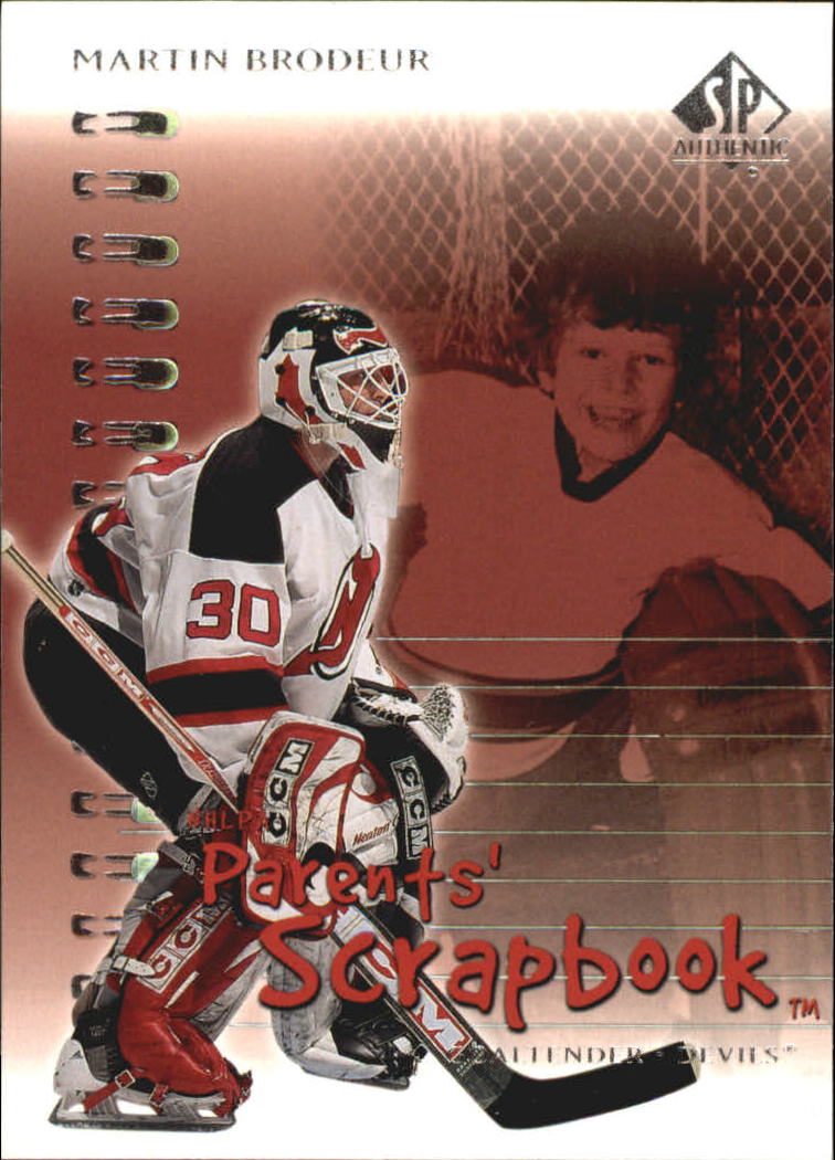 2000-01 SP Authentic Parents' Scrapbook #PS5 Martin Brodeur