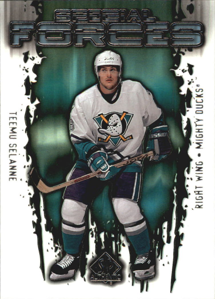 2000-01 SP Authentic Special Forces #SF1 Teemu Selanne