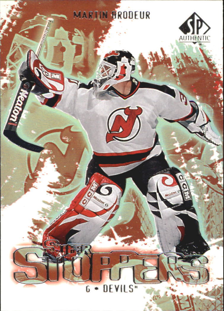 2000-01 SP Authentic Super Stoppers #SS4 Martin Brodeur