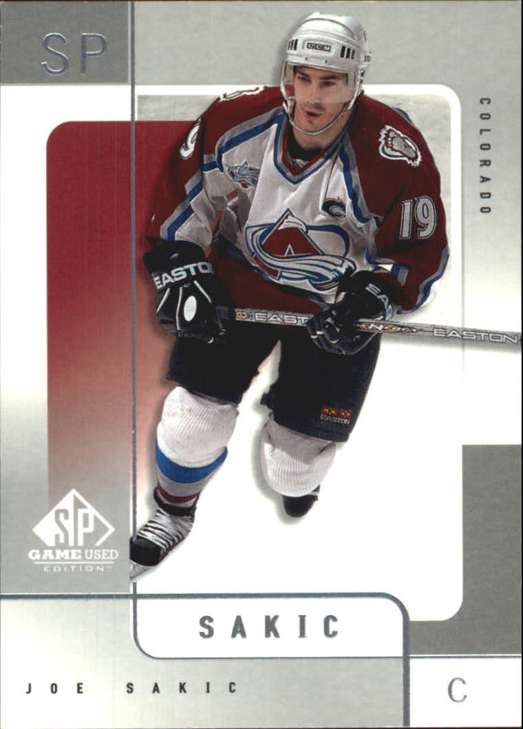 2000-01 SP Game Used #14 Joe Sakic