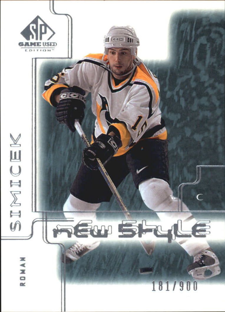 2000-01 SP Game Used #80 Roman Simicek RC