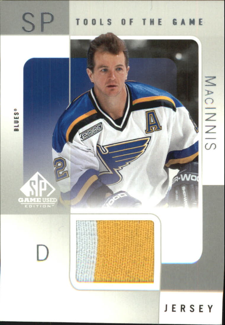 2000-01 SP Game Used Tools of the Game #AM Al MacInnis