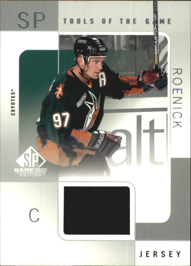 2000-01 SP Game Used Tools of the Game #JR Jeremy Roenick