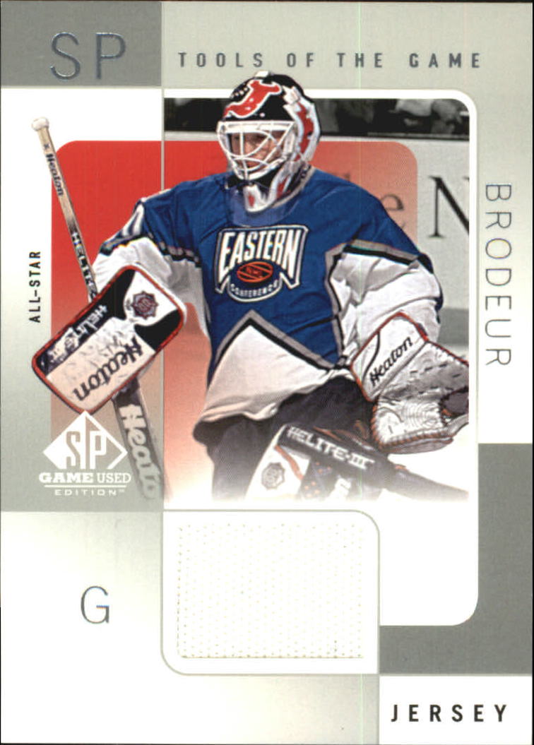 2000-01 SP Game Used Tools of the Game #MB Martin Brodeur