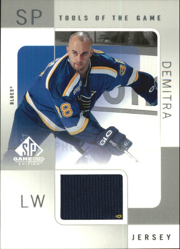 2000-01 SP Game Used Tools of the Game #PD Pavol Demitra