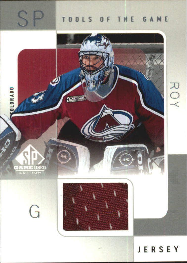 2000-01 SP Game Used Tools of the Game #PR Patrick Roy