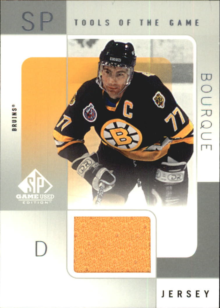 2000-01 SP Game Used Tools of the Game #RB Ray Bourque
