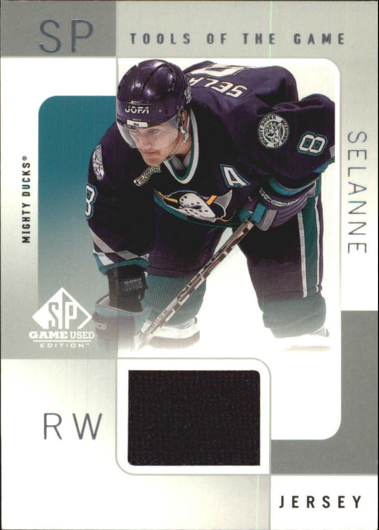 2000-01 SP Game Used Tools of the Game #TS Teemu Selanne