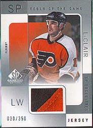 2000-01 SP Game Used Tools of the Game Exclusives #JL John LeClair